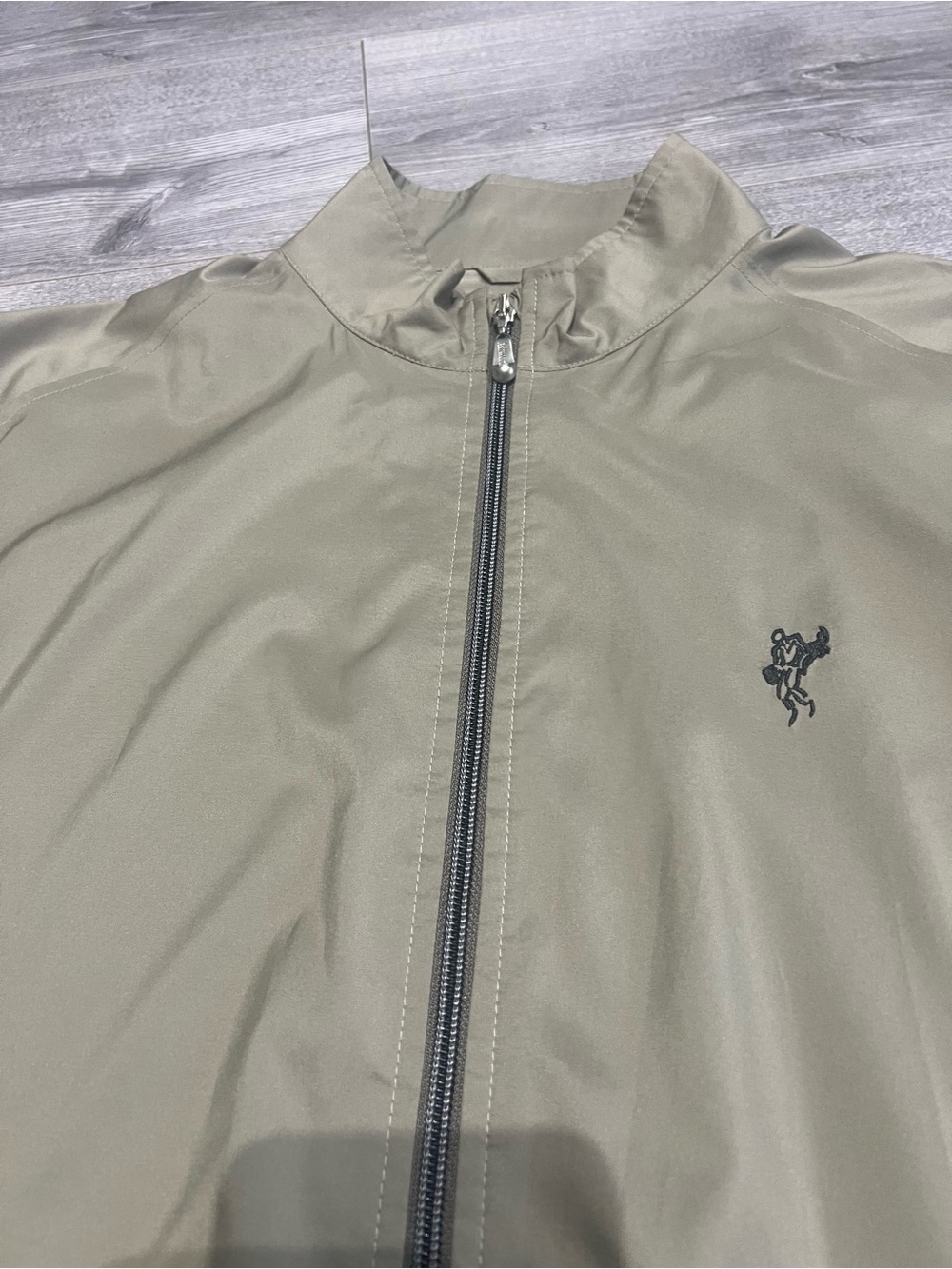 Ashworth Men's Full-Zip Windbreaker in Olive